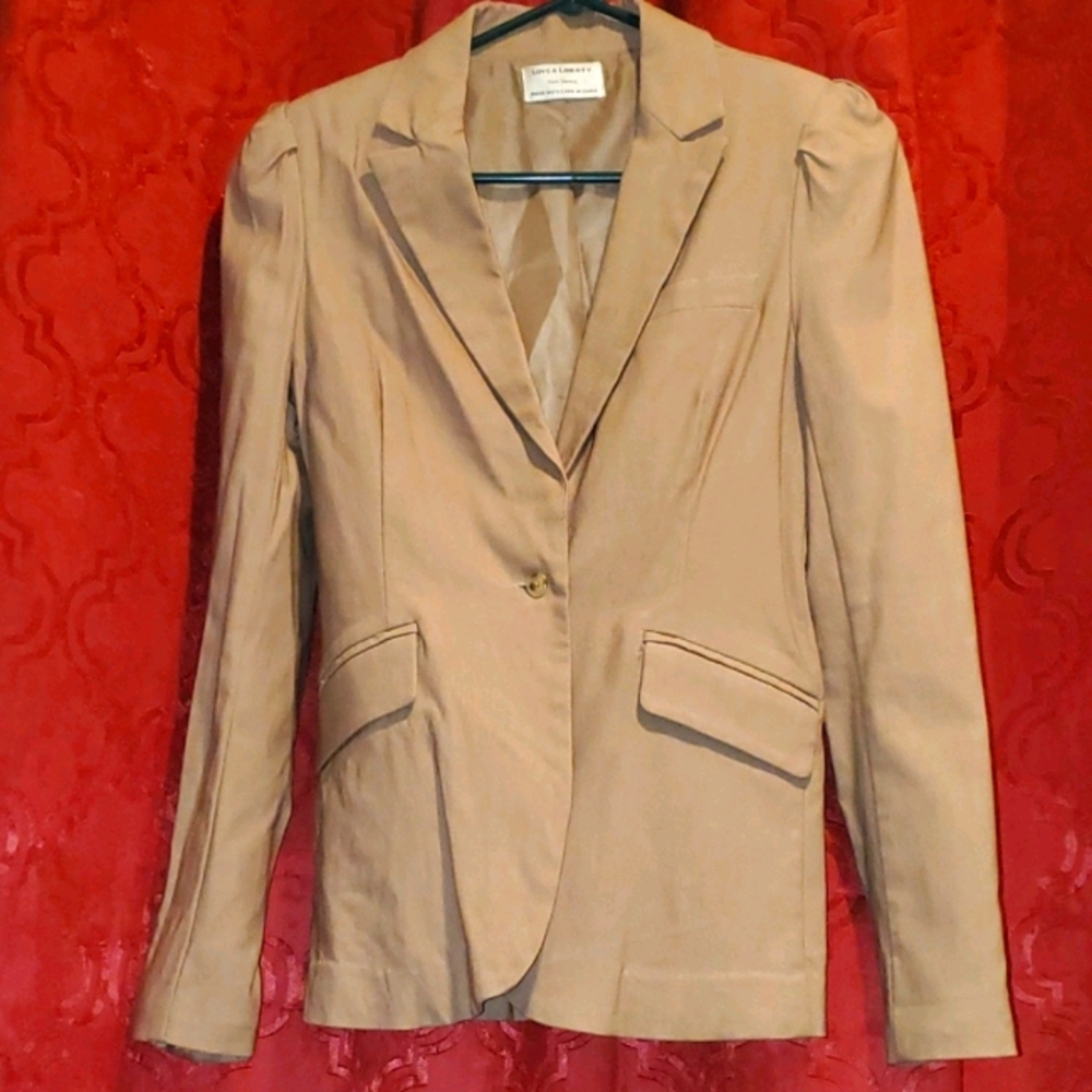 Tan blazer